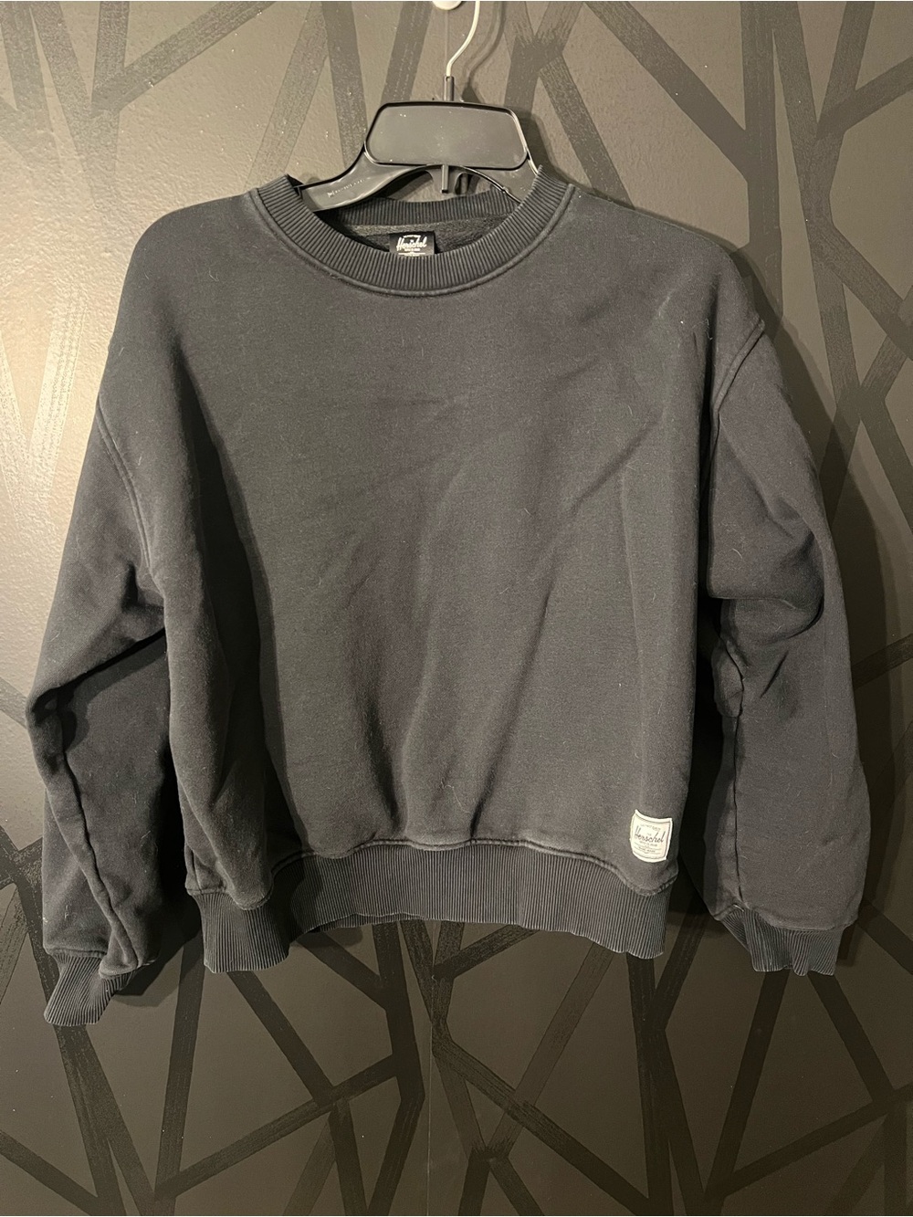 Classic Black Crewneck Sweatshirt